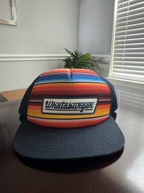 Whataburger Striped Retro Trucker Hat - Multicolor